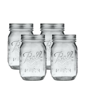 Стеклянные банки Ball Mason Jars, 16 oz, 4 шт.