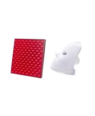 PURSONIC Маска для светотерапии лица 7 в 1 с LED и панель для светотерапии всего тела