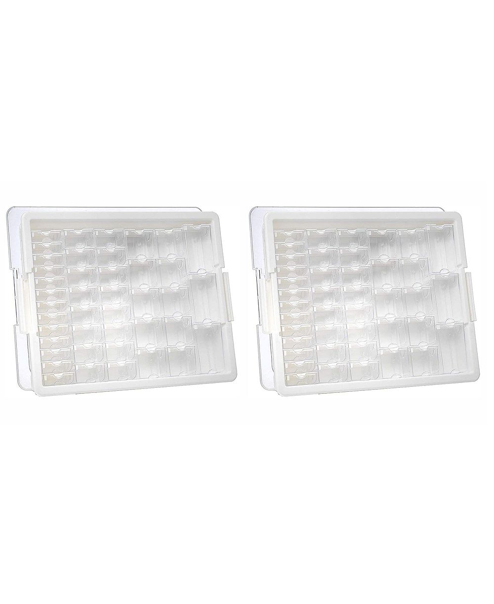 Bead Storage Solutions Elizabeth Ward 45 Piece Craft Supplies Organizer (2 Pack)