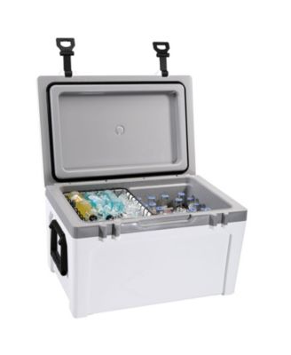 COZITO Insulated Portable Cooler, 52 qt Hard Ice Chest with Heavy Duty Handle, Holds 50 Cans
