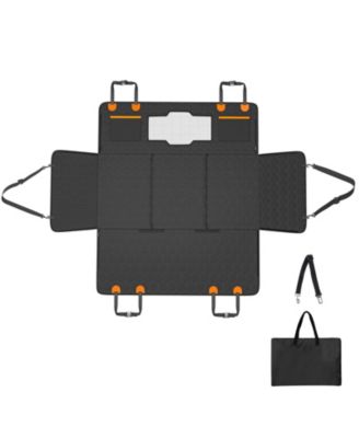 COZITO Dog Back Seat Extender, 54 x 25.6 in Car Seat Cover with Mesh Window and Storage Pockets