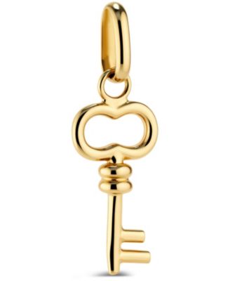 DEVATA Key Charm Pendant in 14K Gold