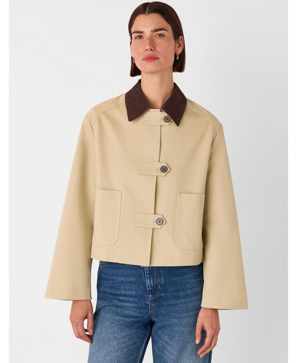 Whistles Women's Corduroy Collar Jacket