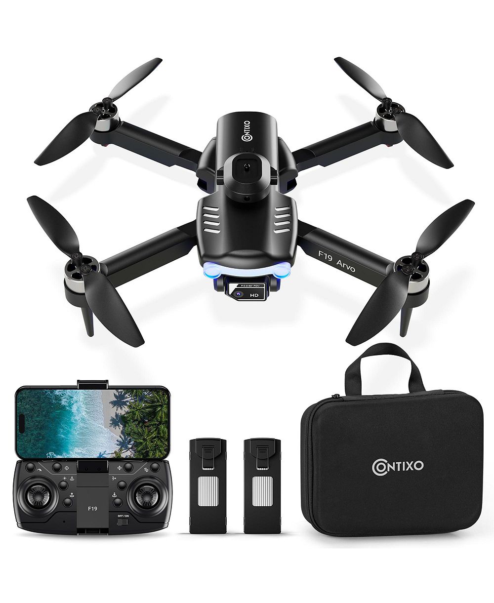 Дрон Contixo F19 Arvo Foldable с 1080P HD камерой, FPV и обходом препятствий
