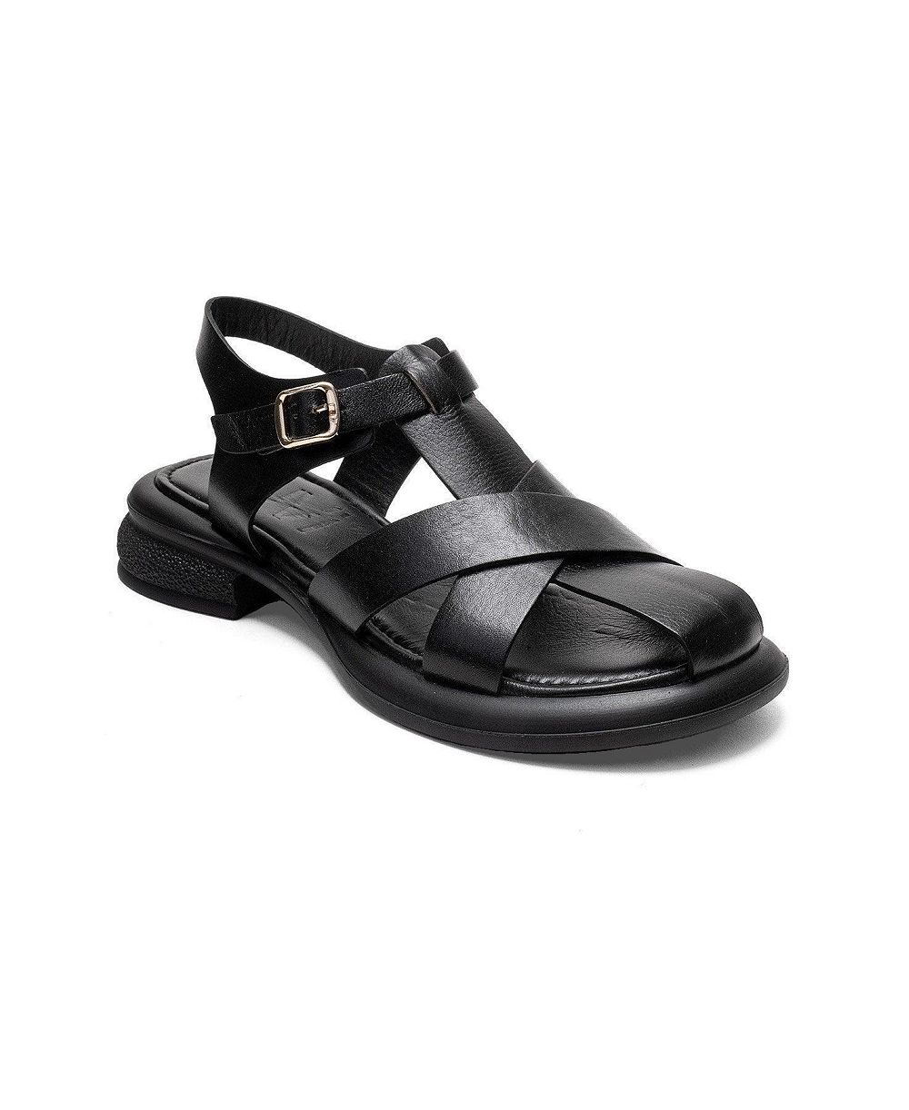 Forever & Always Shoes Women's Guido Leather Sandal