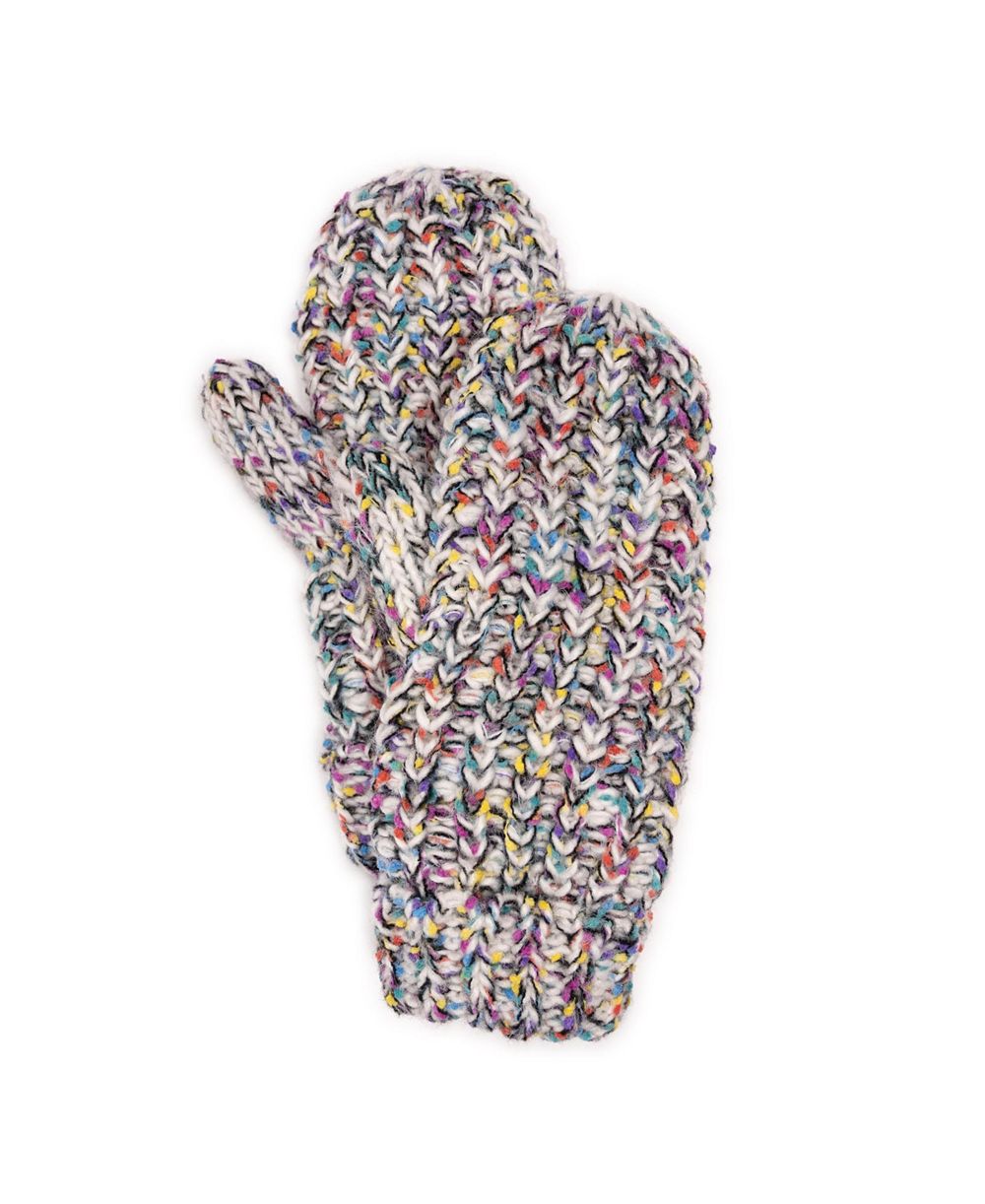 MUK LUKS Women's Marled Mitten w/ Colorful Nep