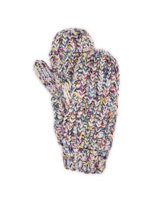 MUK LUKS Women's Marled Mitten w/ Colorful Nep