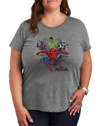 Hybrid Apparel Plus Size Spider-Man Brand New Day Heroes Graphic T-Shirt