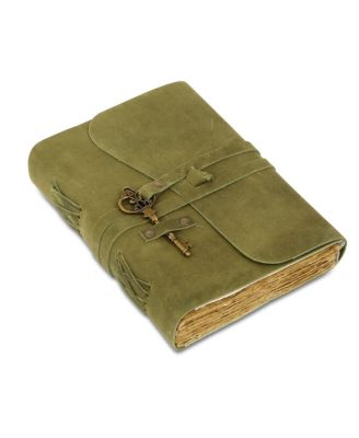 Green lined deckle paper 8 x 6