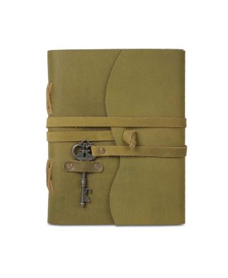 Green unlined deckle paper 8 x 6