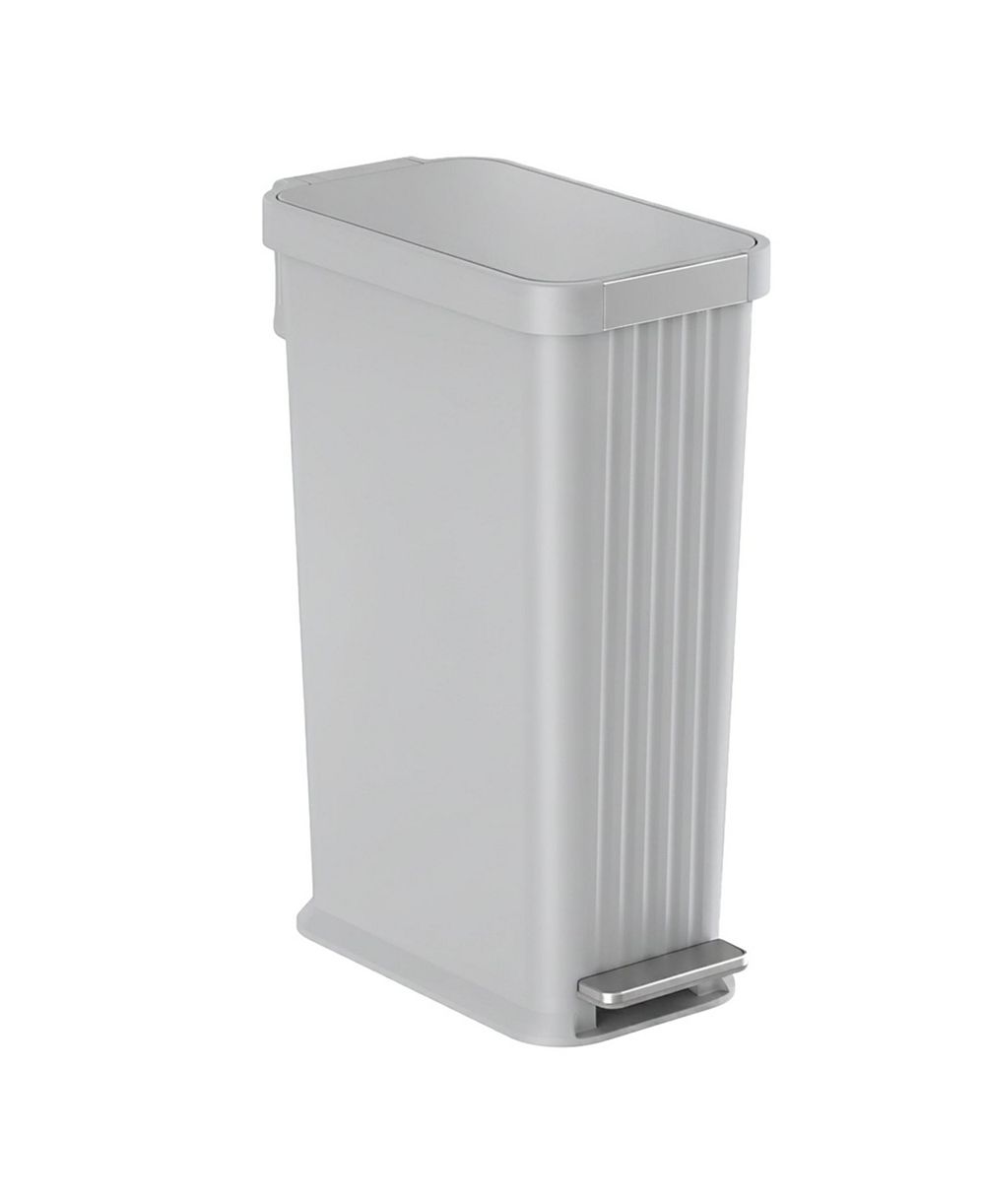iTouchless 13.2 Gallon SoftStep Slim Kitchen Trash Can with AbsorbX Odor Filter