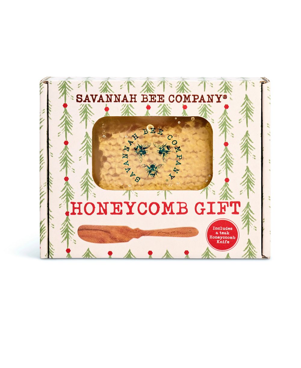 Подарочный набор меда Savannah Bee Company Holiday Honeycomb, 5.6 oz.