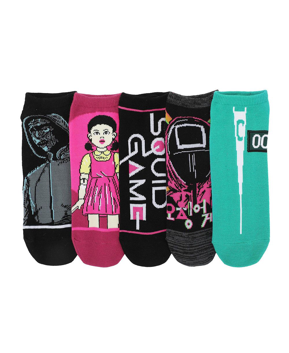 Женские носки Squid Game Icons 5-Pair Ankle Socks