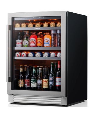 Холодильник для напитков Ca'Lefort 24 Inch 180 Can Glass Door Built In or Freestanding 5.65 Cubic Feet