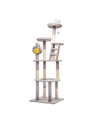 Кошачий комплекс Streamdale Furniture 72in Cactus Cat Tree с прозрачной капсулой
