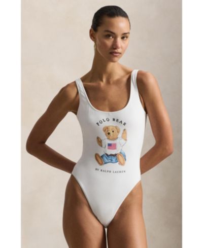 Слитный купальник Polo Ralph Lauren Women's Polo Bear Tank One-Piece
