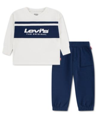 Комплект Levi's Baby Boys' Color-Block Print Top и Joggers
