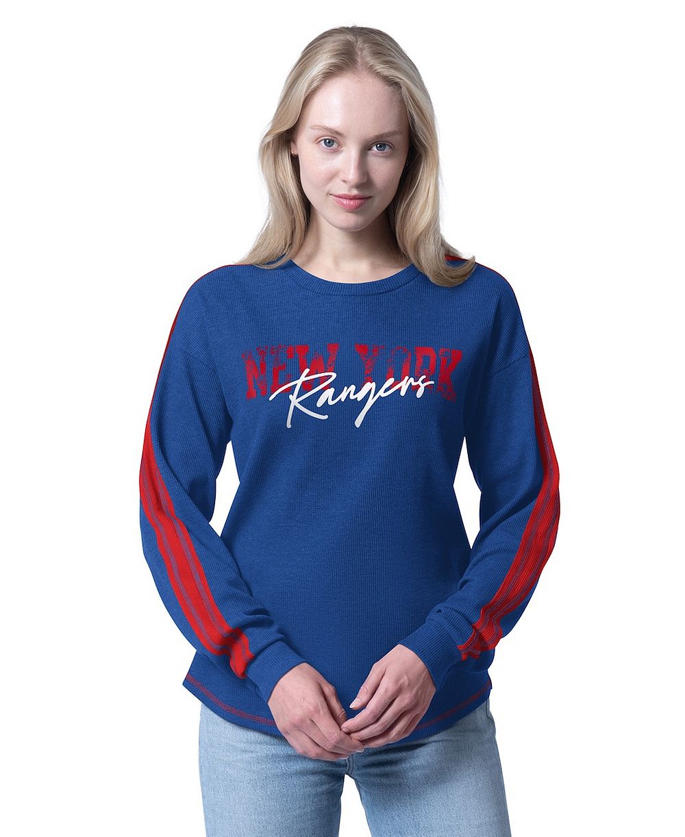 G-III 4Her by Carl Banks Женская футболка с длинным рукавом New York Rangers