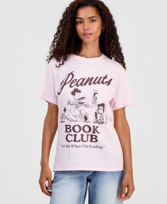 Grayson Threads, The Label Juniors' Peanuts Book Club Graphic-Print T-Shirt