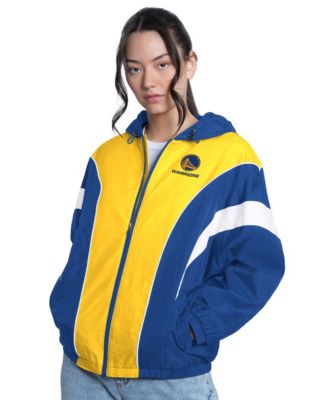 G-III 4Her by Carl Banks Женская спортивная куртка Golden State Warriors Lightweight Oversized Full-Zip