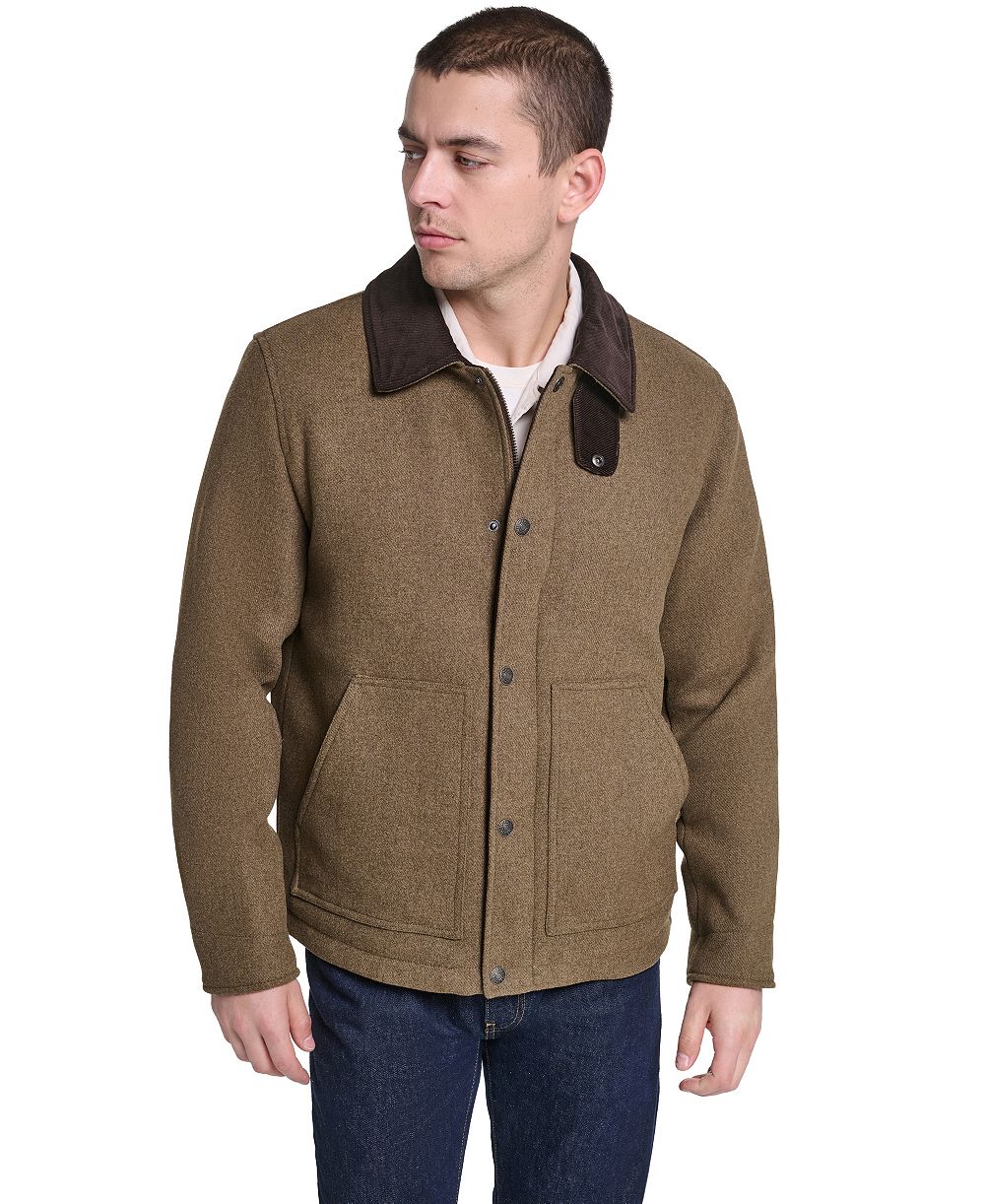 Levi's Men's Wool Blend Cord Collar Depot Jacket