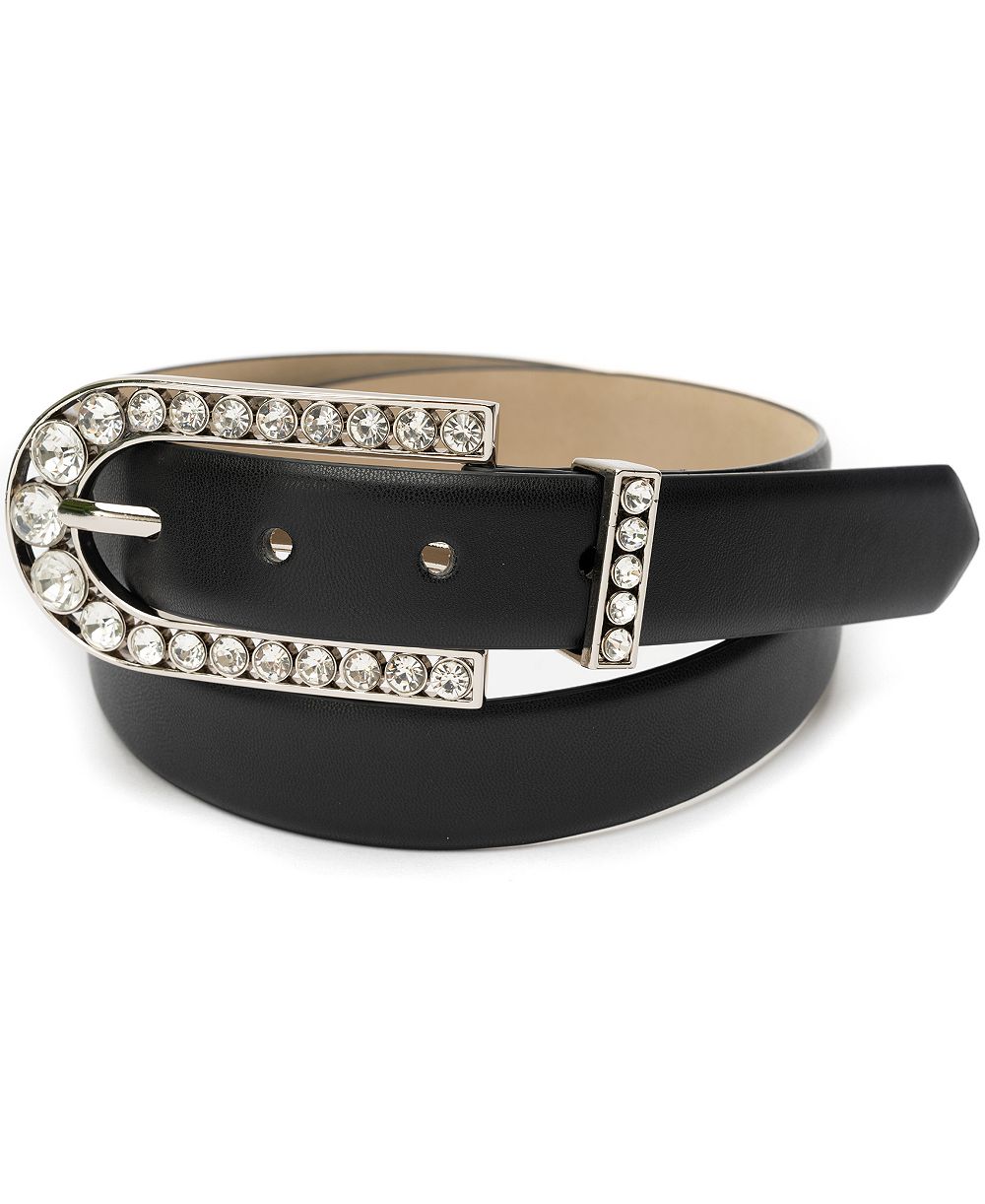 Ремень Vince Camuto Soft Vintage Crystal Hardware