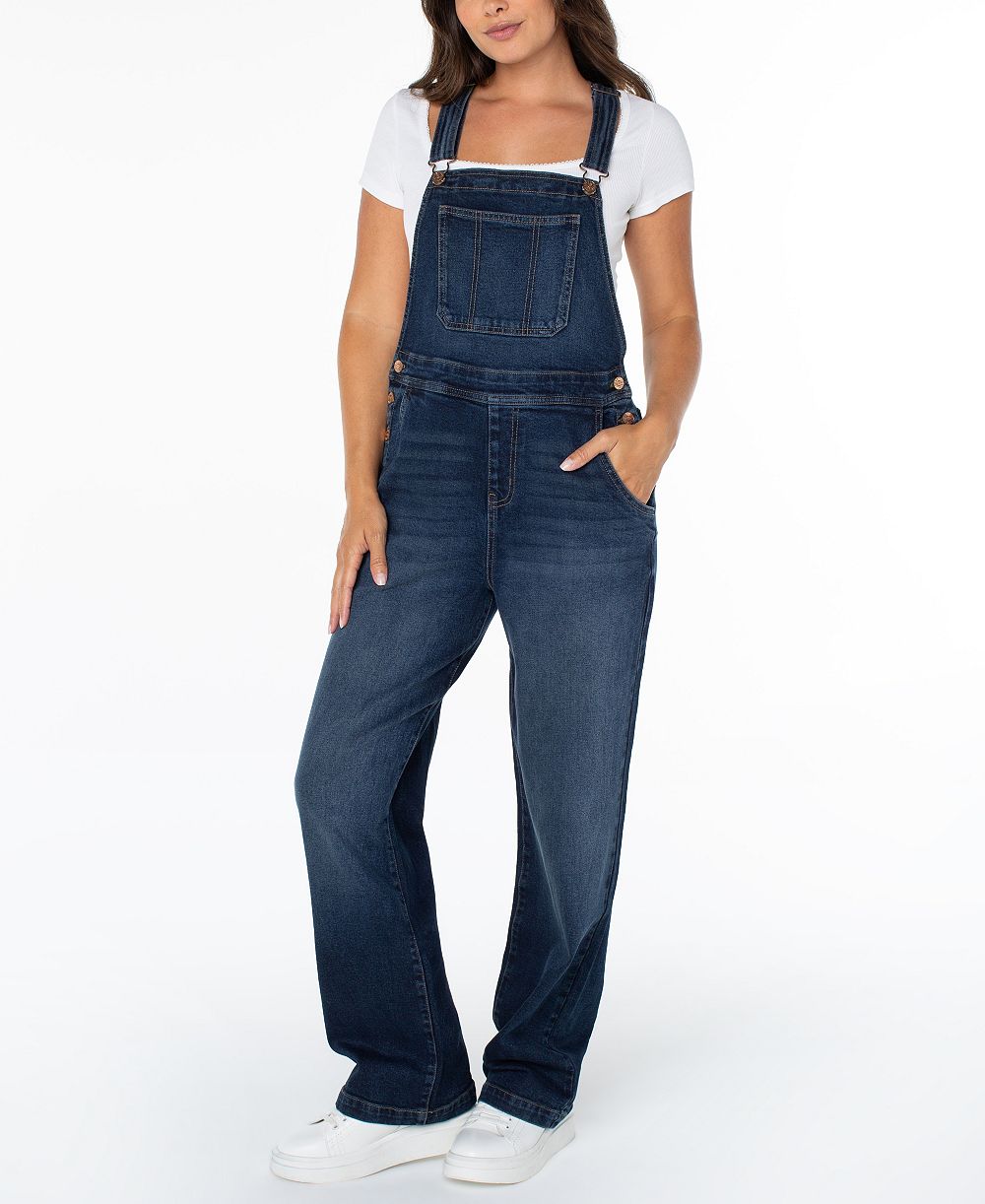 Celebrity Pink Juniors' Slouchy Denim Overalls