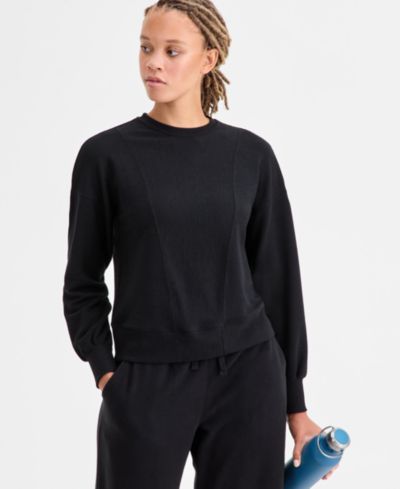 Женский джемпер ID Ideology Ribbed Knit Crewneck Sweatshirt