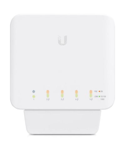 Ubiquiti Networks UniFi USW-Flex управляемый 5-портовый Gigabit коммутатор с поддержкой PoE