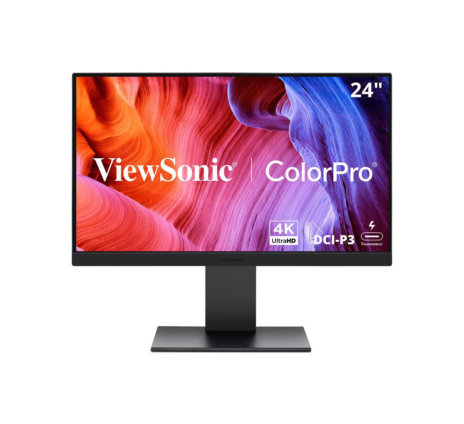 ViewSonic ColorPro VP2488-4K 4K Thunderbolt 4 Monitor Compatible with Mac ecosystem