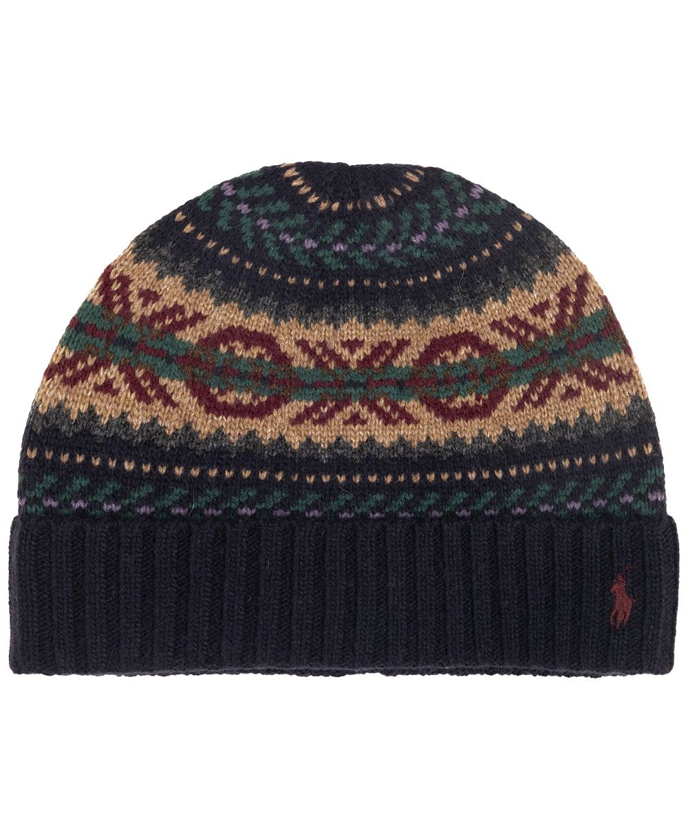 Polo Ralph Lauren Men's Fair Isle Pattern Beanie