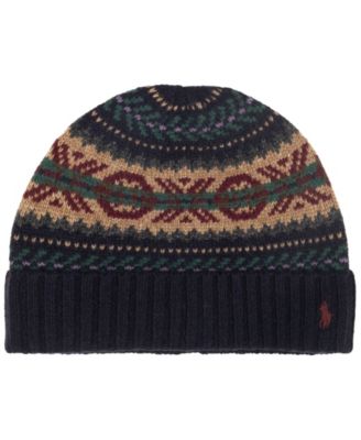Polo Ralph Lauren Men's Fair Isle Pattern Beanie