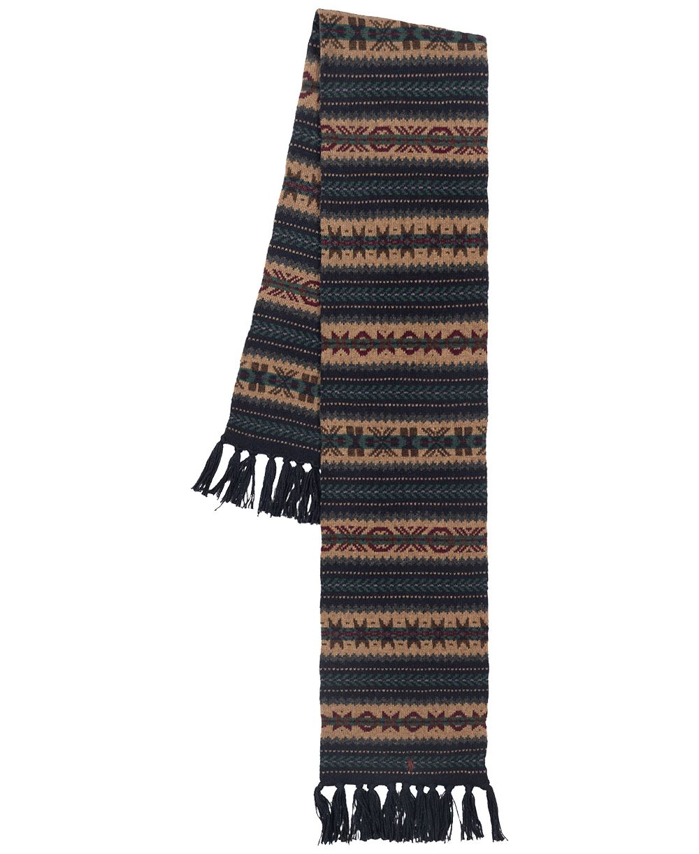 Polo Ralph Lauren Men's Fair Isle Pattern Scarf