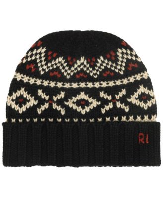 Мужская шапка бини Polo Ralph Lauren с праздничным узором
