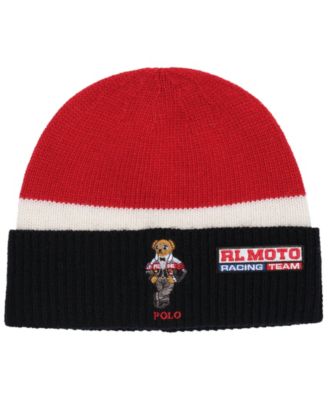 Мужская шапка-бини polo ralph laurens men's colorblock holiday bear