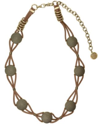 Vince Camuto Braided Casting Laced Chain Belt