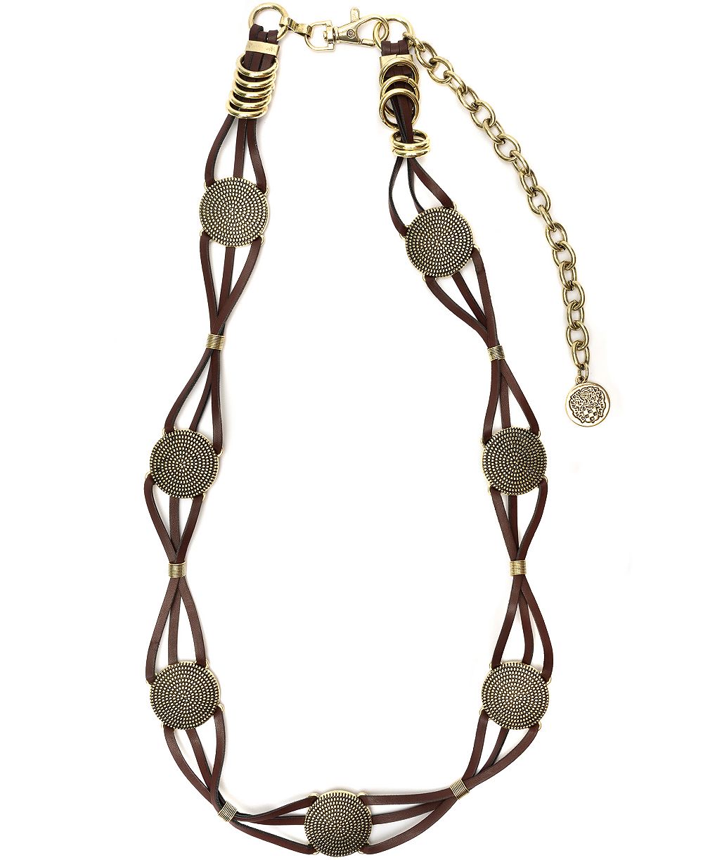 Vince Camuto Braided Casting Laced Chain Belt