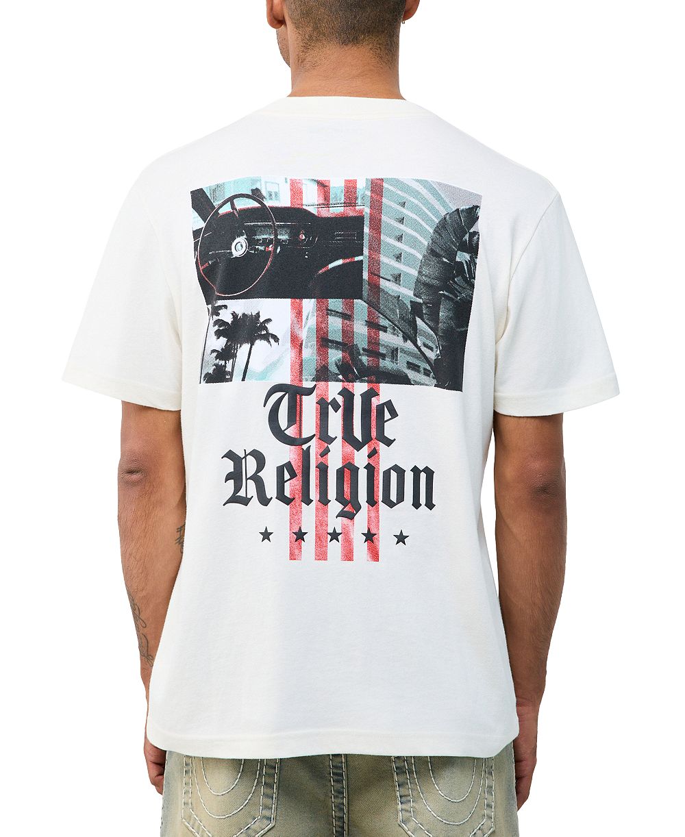Мужская футболка True Religion Men's City Life Arch Logo T-Shirt
