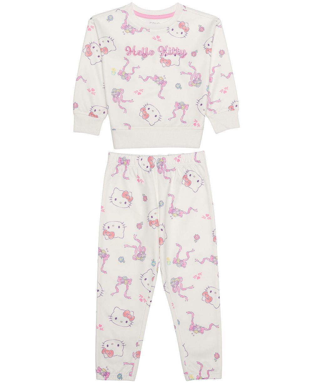 Детский комплект Epic Threads Hello Kitty Print Fleece Sweatshirt and Joggers