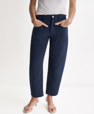 Женские брюки BCBG Soft Barrel Leg с завышенной талией