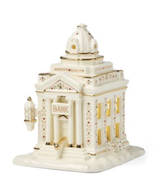 Фигурка Lenox Mistletoe Park Bank с подсветкой, эксклюзивно для Macy's, из коллекции 2008 года