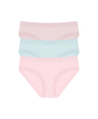 Natori Women's Bliss Pima Cotton Girl Brief 3-Pack