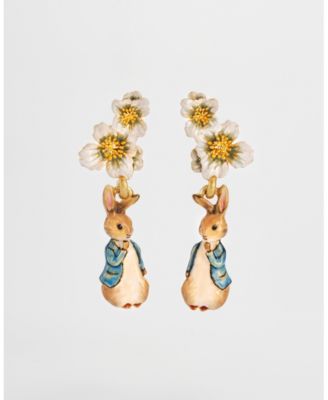 Серьги Fable England Peter Rabbit Floral Drop