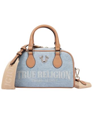 True Religion женская мини-сумка кроссбоди с логотипом из денима