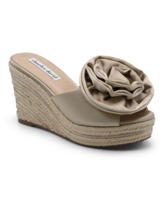 Charles David Womens Crash Platform Wedge Sandal