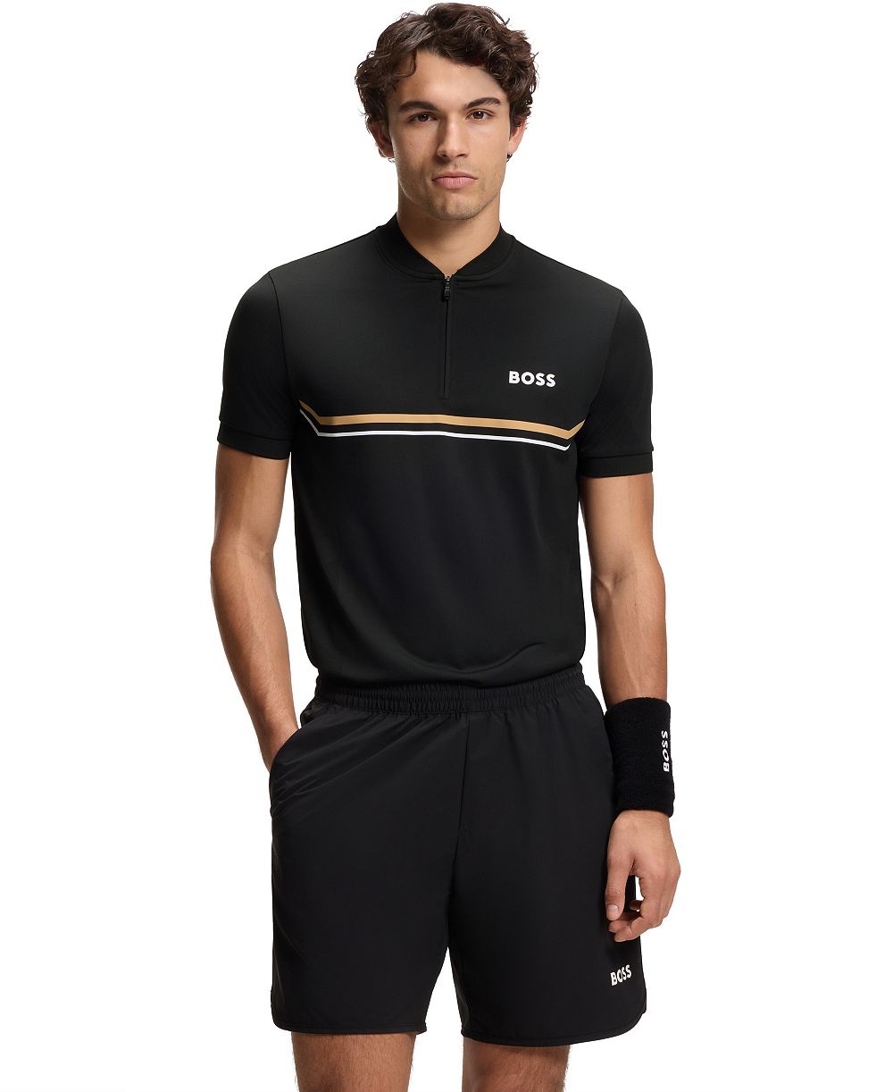 Мужская рубашка-поло Hugo Boss BOSS Slim-Fit с технологией влагоотвода