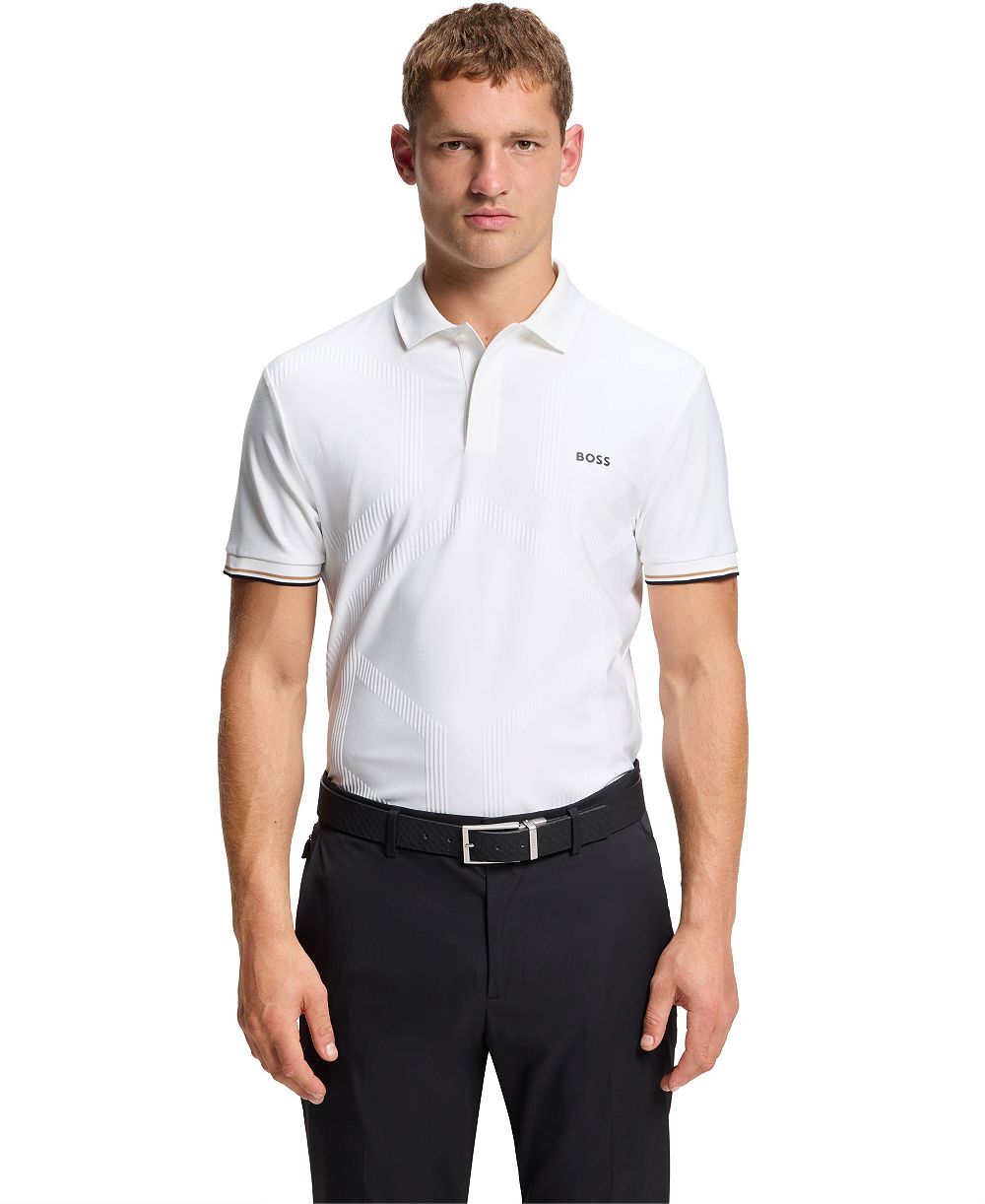 Мужская рубашка-поло Hugo Boss Quick-Dry Performance Regular-Fit