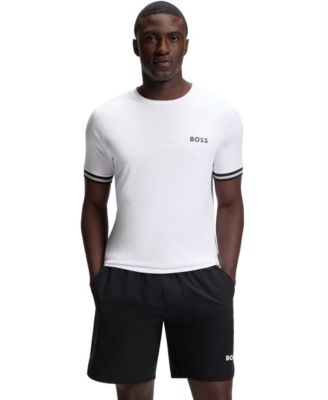 Мужская футболка BOSS by Hugo Boss Active Tennis-Ball Embossing Slim-Fit
