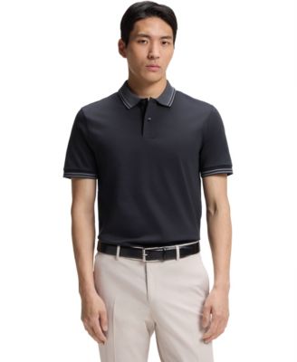 BOSS by Hugo Boss Men's Mercerized-Cotton Slim-Fit Polo Shirt
