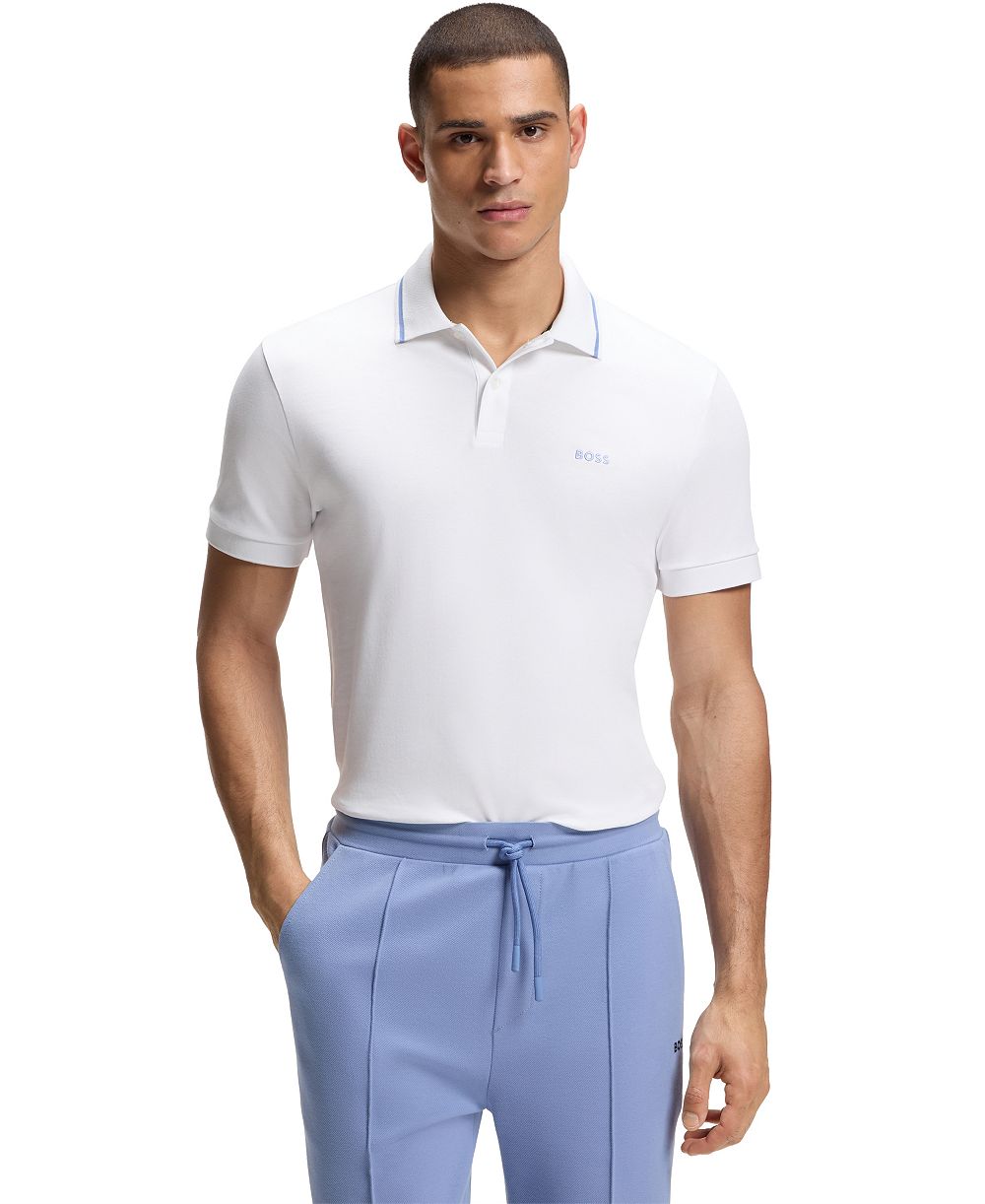 Поло BOSS by Hugo Boss Men's Interlock Cotton Paddy Slim-Fit